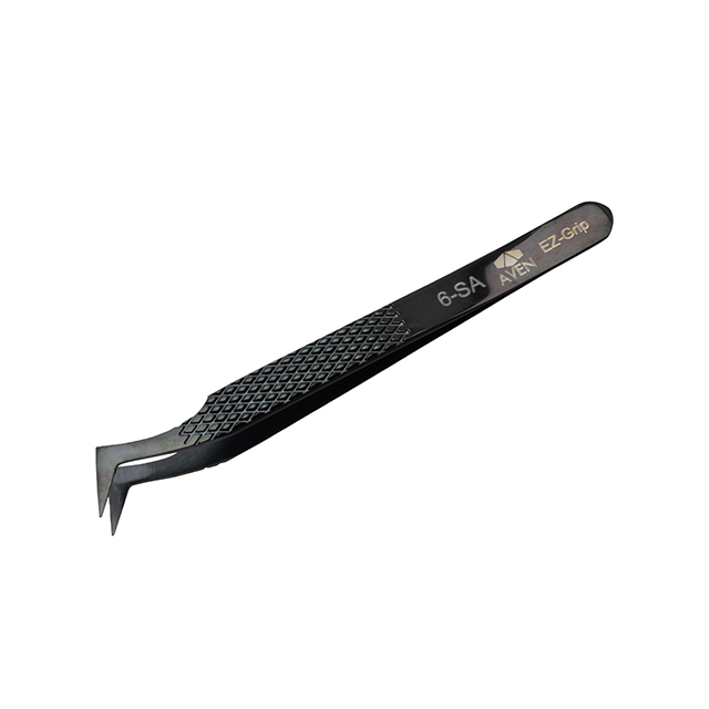 EZ GRIP TWEEZERS PATTERN #6 SS N【18069EGBLK】