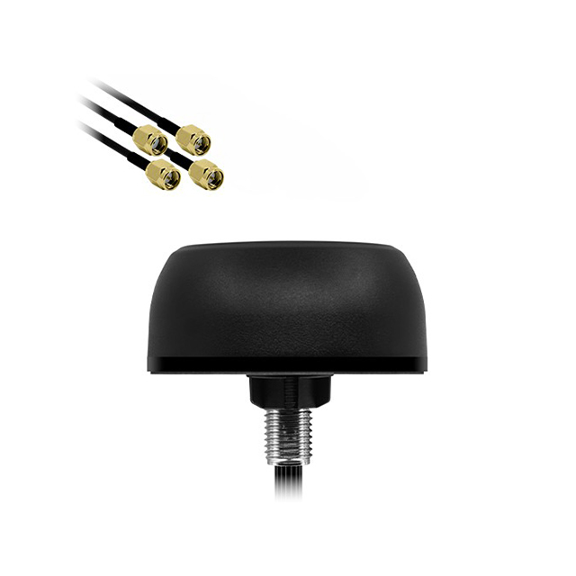 【TANGO57/MIMO4/1M/SMAM/RP-SMAM】4-IN-1 MIMO IP68 PUCKANTENNA (SM