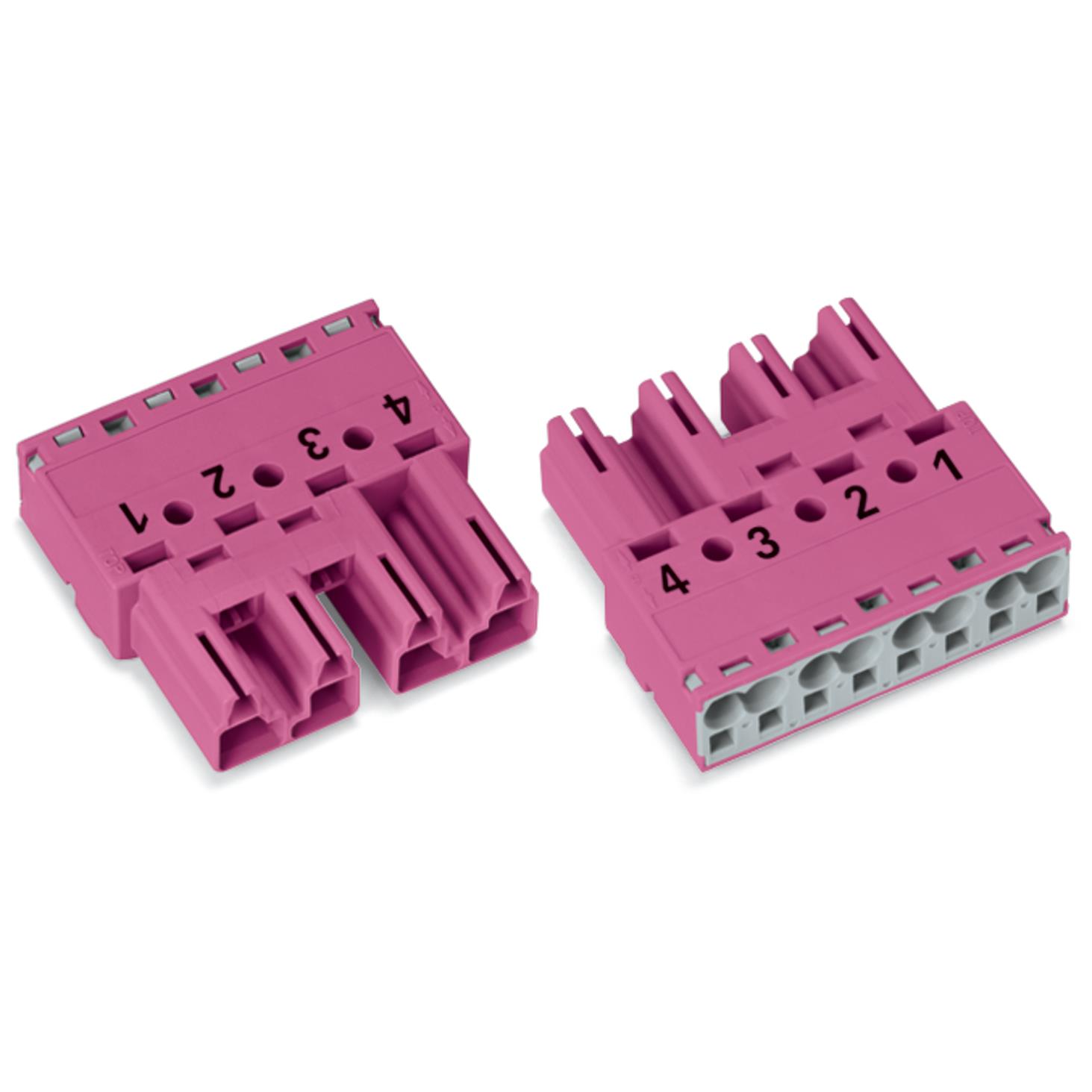 PLUG, 5-POLE, PINK【770-294】