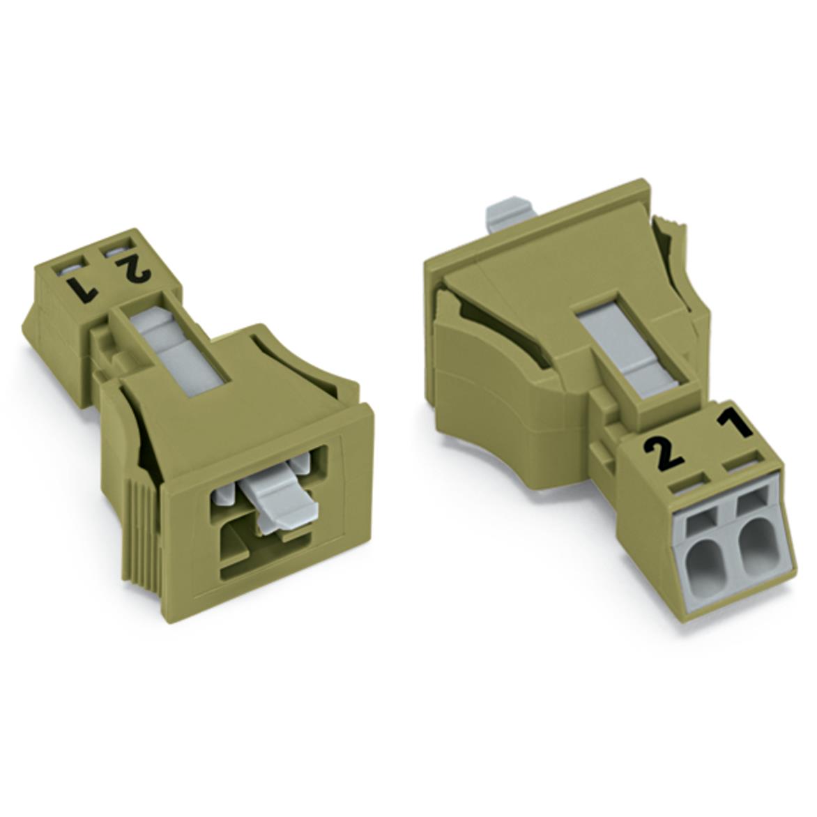 【890-772】SNAP-IN PLUG, LIGHT GREEN