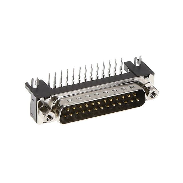 【DBLC-J25PAF-10L9E】D SUB, PCB SIDE, RIGHT ANGLE, 25