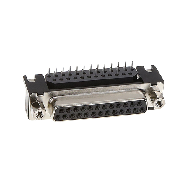 【DBLC-J25SAF-10L6FE】D-SUB, PCB SIDE, R/A, 25 POS, SO