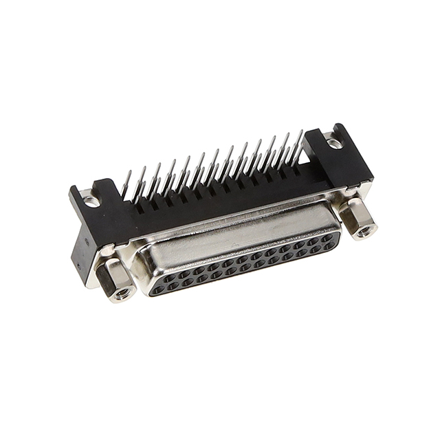 【DBLC-J25SAF-13L8E】D-SUB, PCB SIDE, RIGHT ANGLE, 25