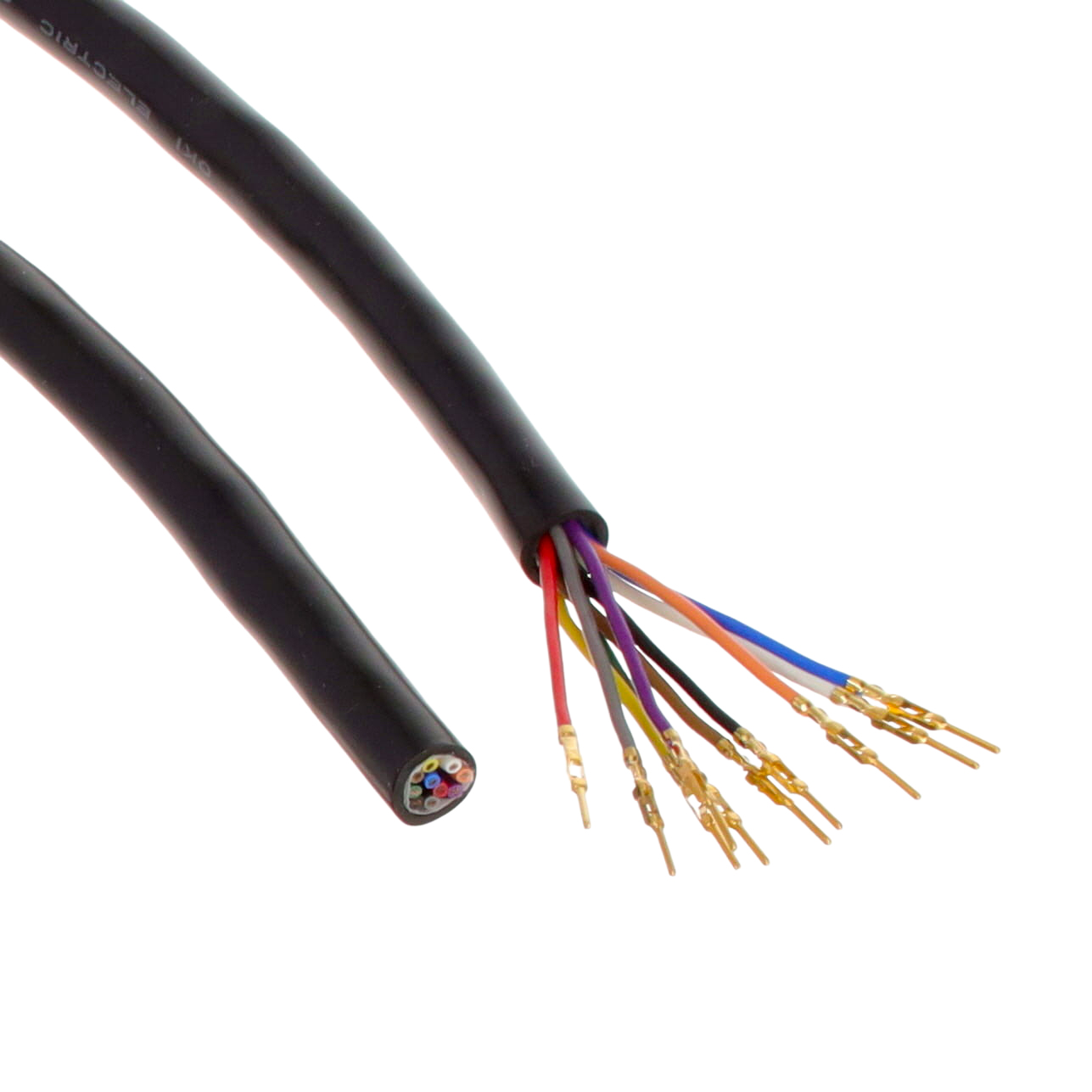 【C2777-JN1-22-22P-AWG22-900】CRIMPED 10 WIRE AWG22 900MM