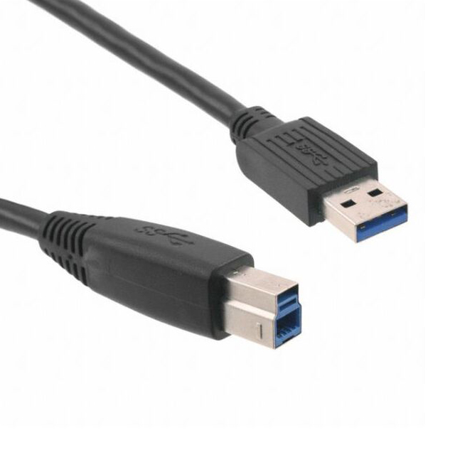 【103-1030-BL-00500】CABLE USB A/M TO B/M, 5M, BLACK