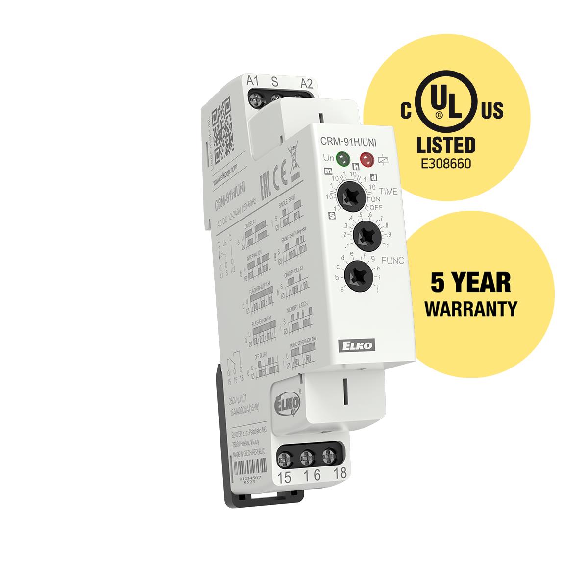 DIN MULTIFUNCTIONAL TIME RELAY 1【CRM-91H/UNI】