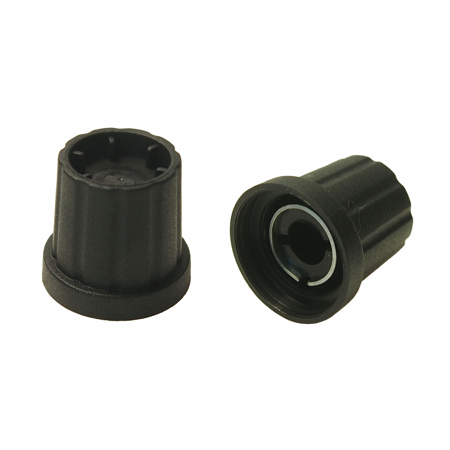 KNOB K21 BLACK 1/4" D【CL178886】