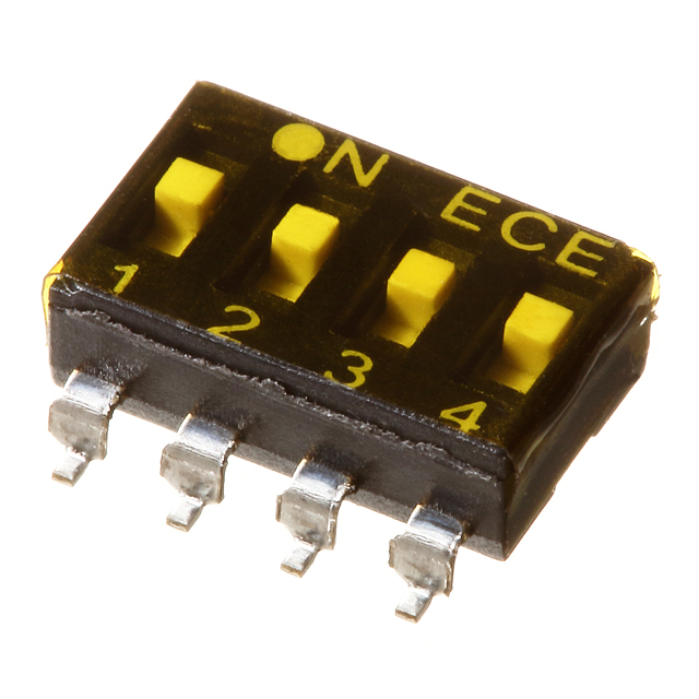 【ESD104LDZ】DIP SWITCH, 4P, SMT, T&R[カット テープ（CT）]
