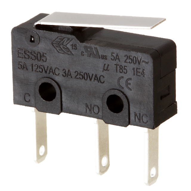 【ESS0511310】MICRO SW, 5A, STRAIGHT LEVER, 15[トレイ]