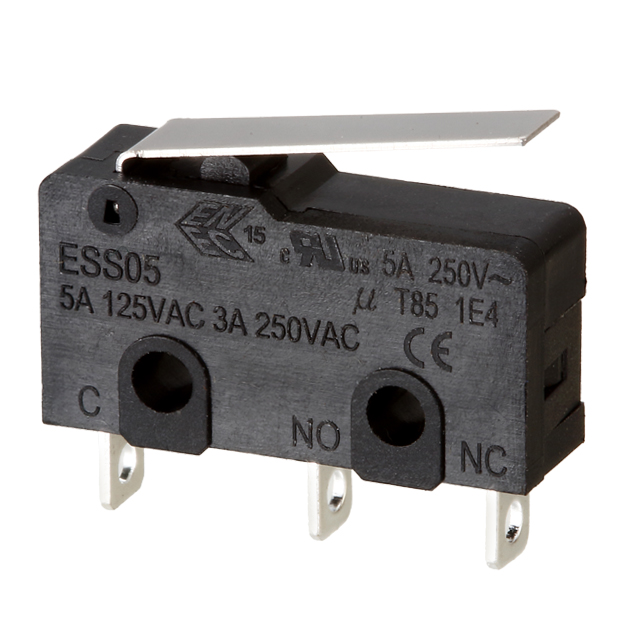 【ESS0531310】MICRO SW, 5A, SOLDER TERMINAL, S[トレイ]
