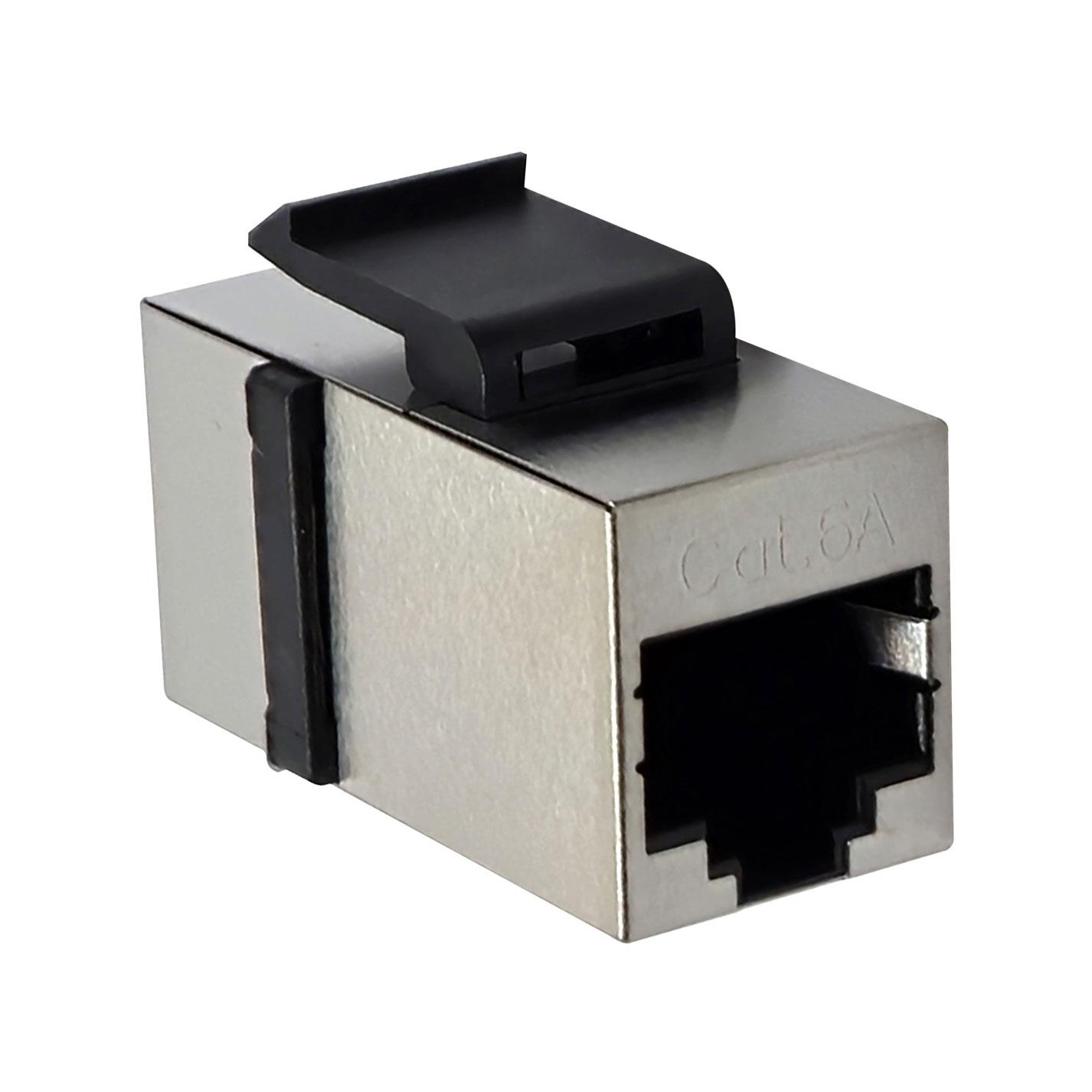 【KLAPX-CPLR-S-88-50-C6A】COUPLER RJ45 CAT6A SHIELDED 8P8C