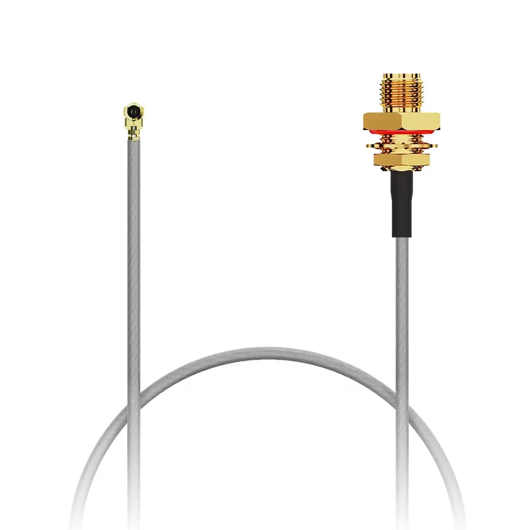 【CAB458RF-0100-A-1】COAX CBL MHF1 TO SMA 3.9"