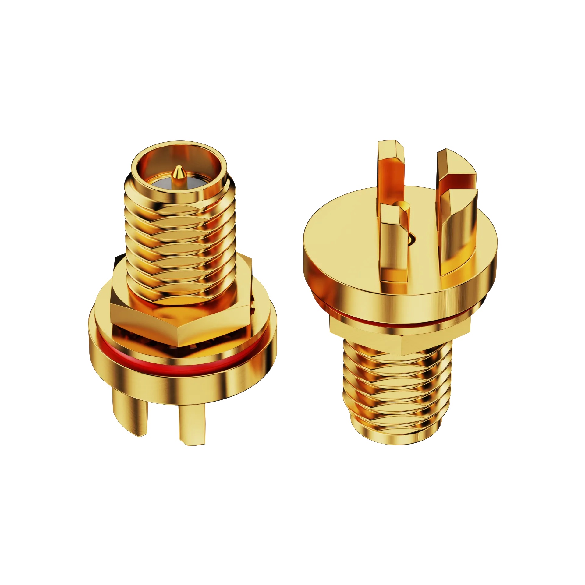 RP-SMA, PCB MOUNT, BULKHEAD JACK【RFPC-SMA33-FN-095-A】