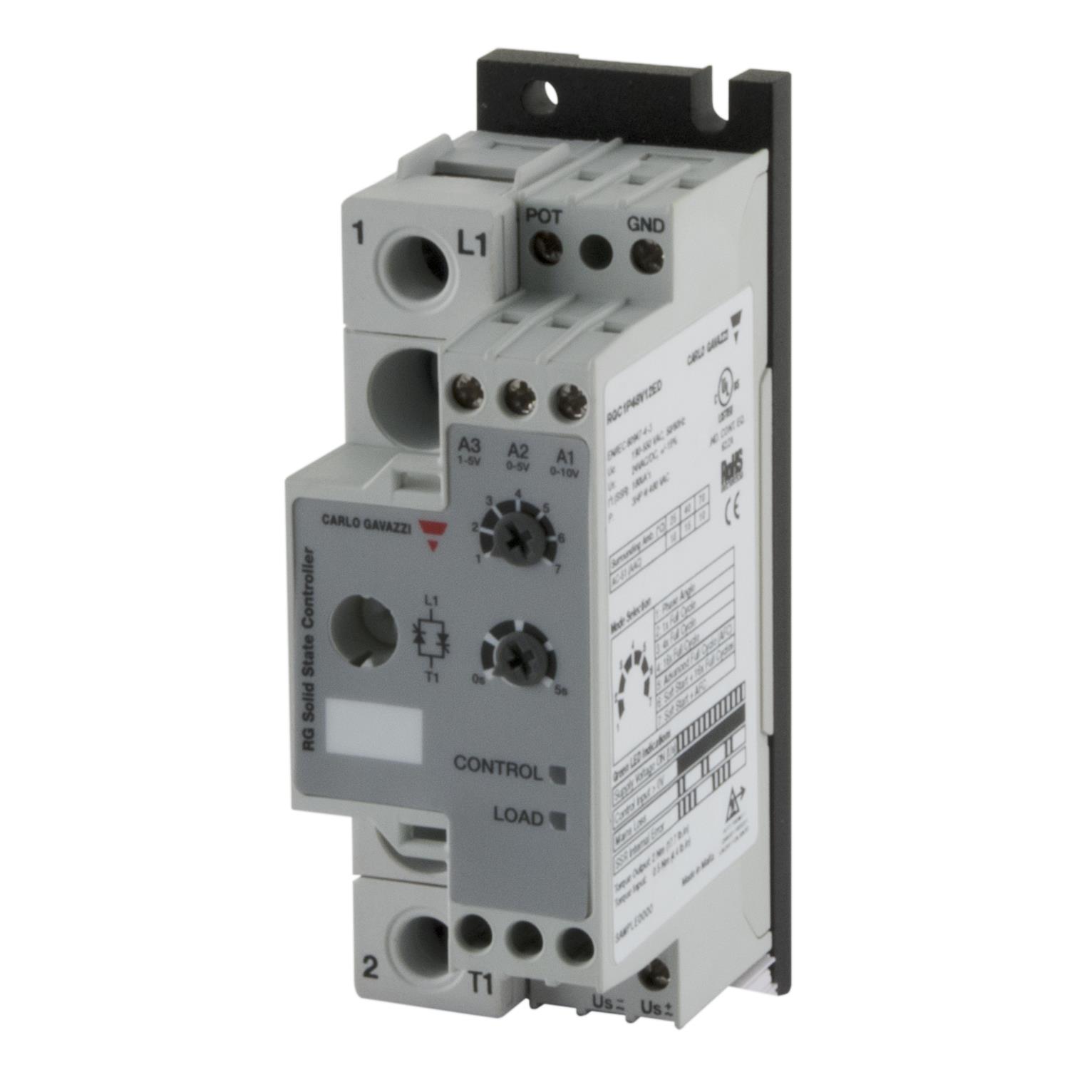 1-POLE DIN-RAIL MOUNT SCR, PROPO【RGC1P48V12ED】