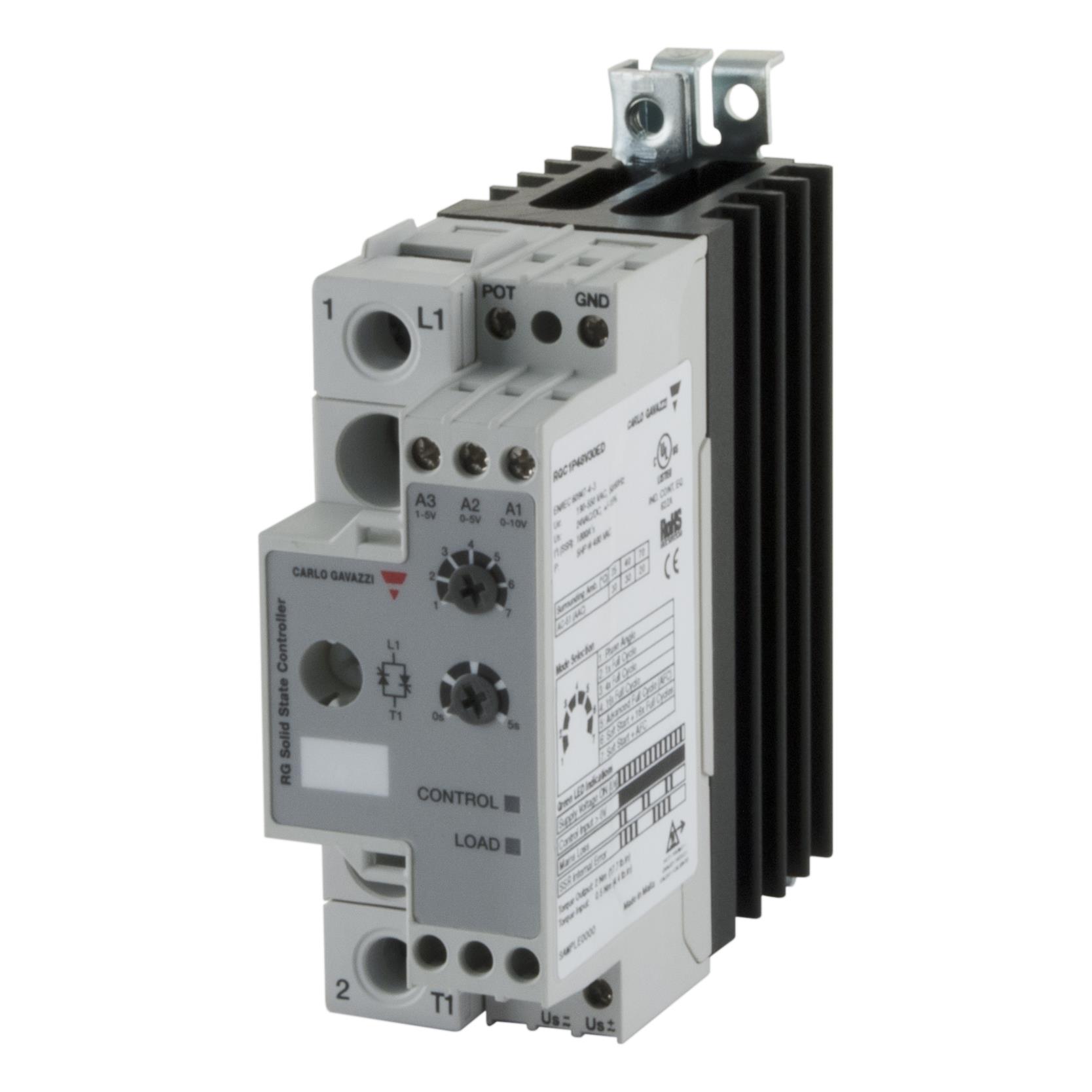 【RGC1P60V30EA】1-POLE DIN-RAIL MOUNT SCR, PROPO