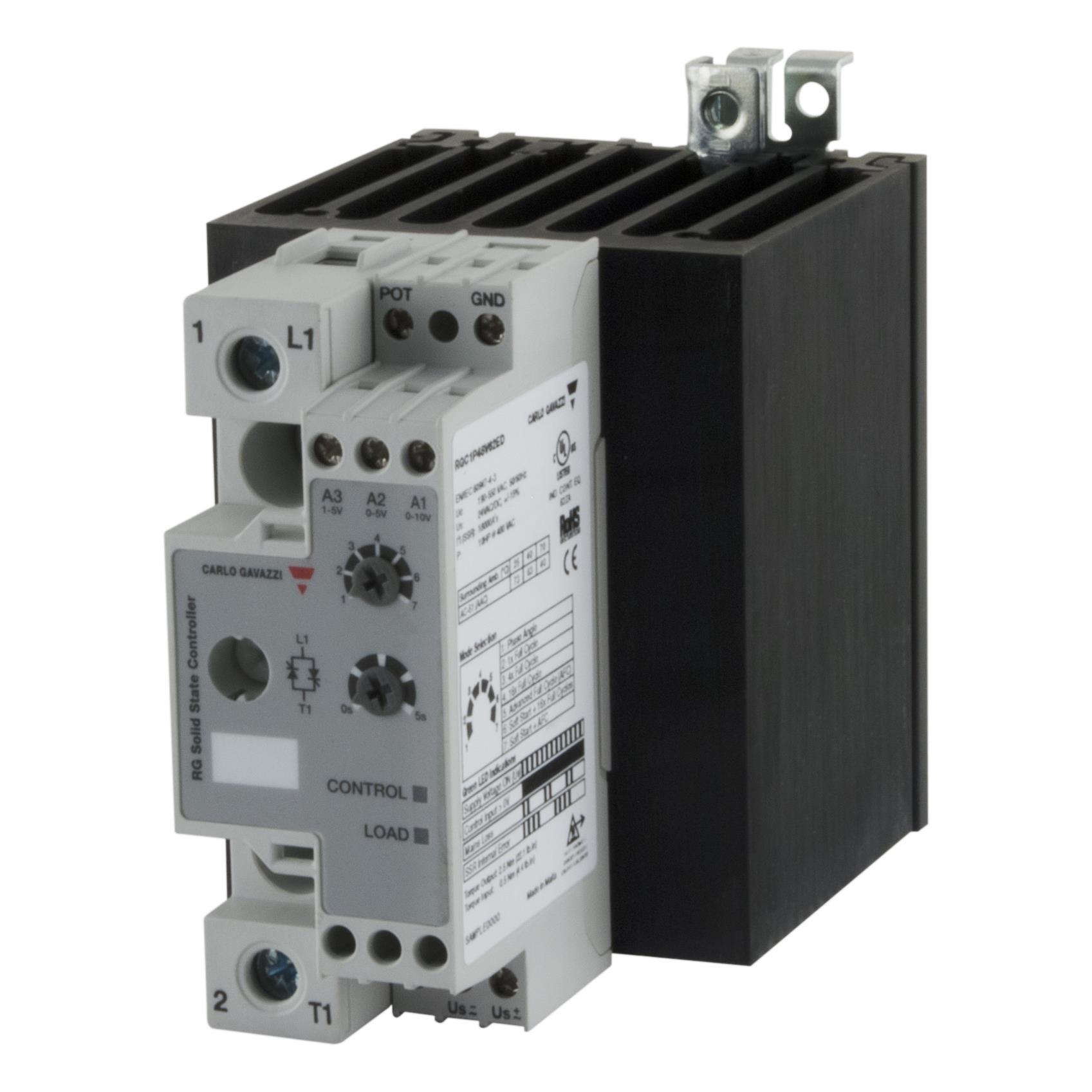 【RGC1P60V62EA】1-POLE DIN-RAIL MOUNT SCR, PROPO