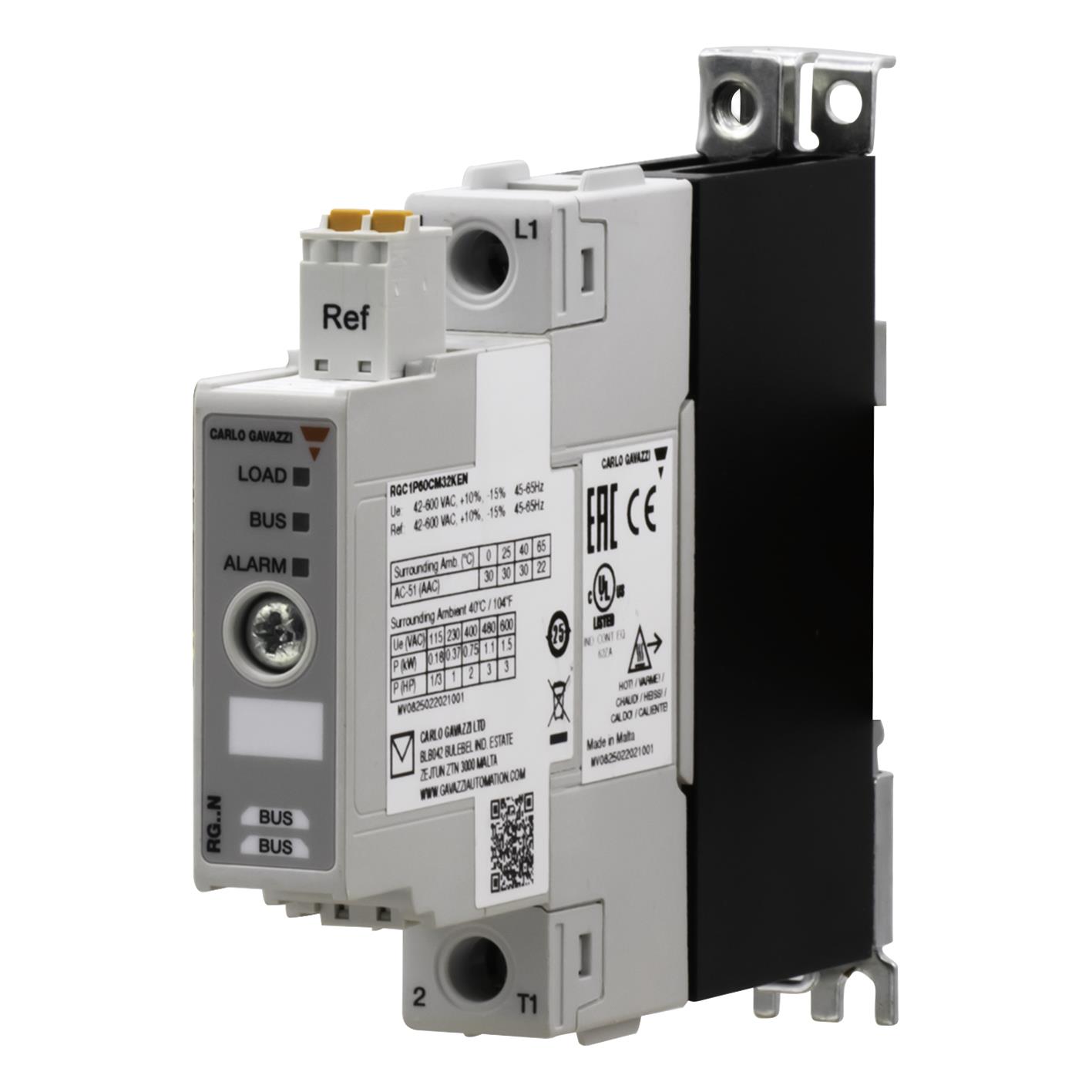 【RGC1P60CM25KEN】1-POLE DIN-RAIL MOUNT SCR, PROPO