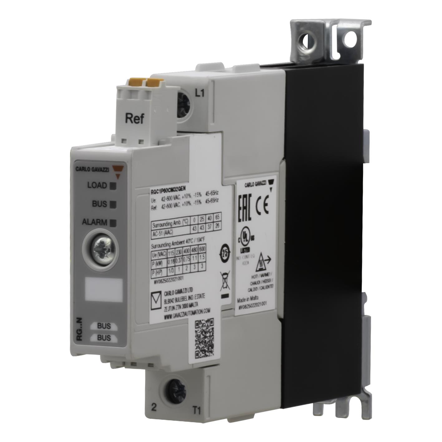 【RGC1P60CM32GEN】1-POLE DIN-RAIL MOUNT SCR, PROPO
