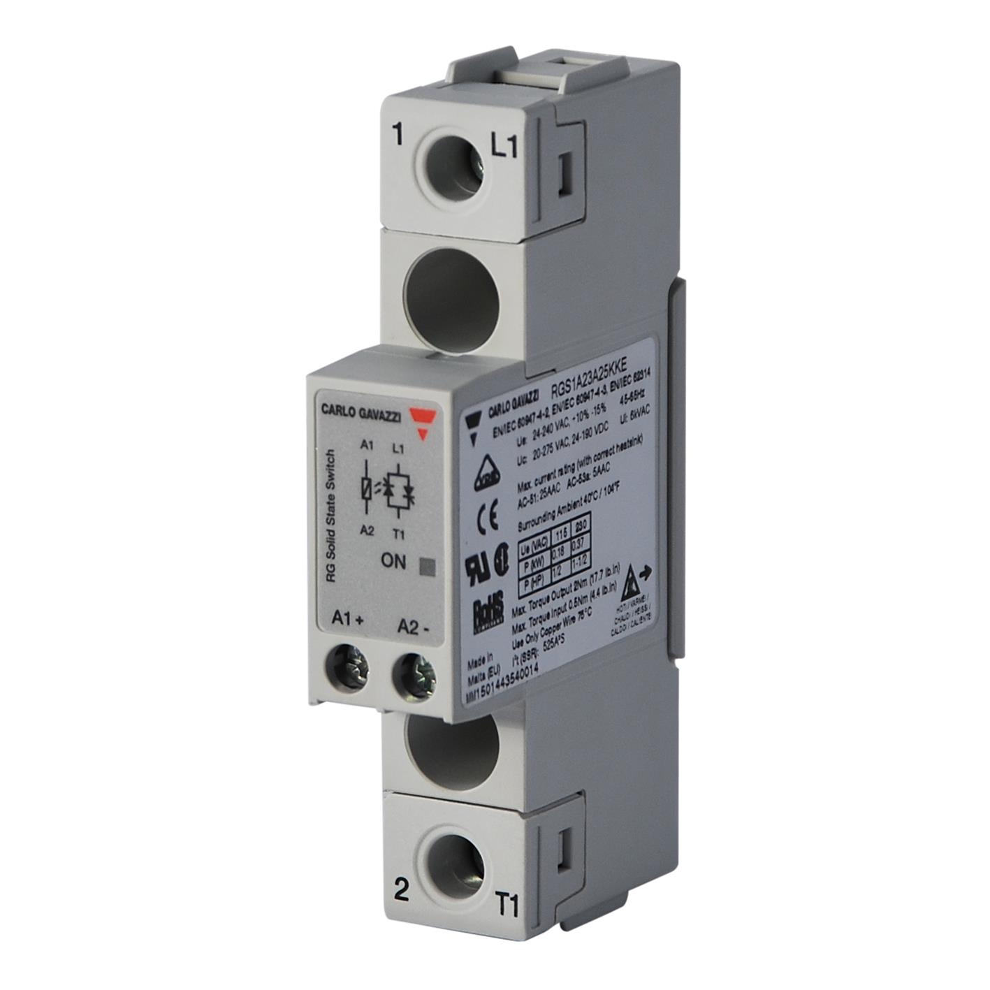 SSR RELAY SPST-NO 50A 42-660V【RGS1A60D50KKE】