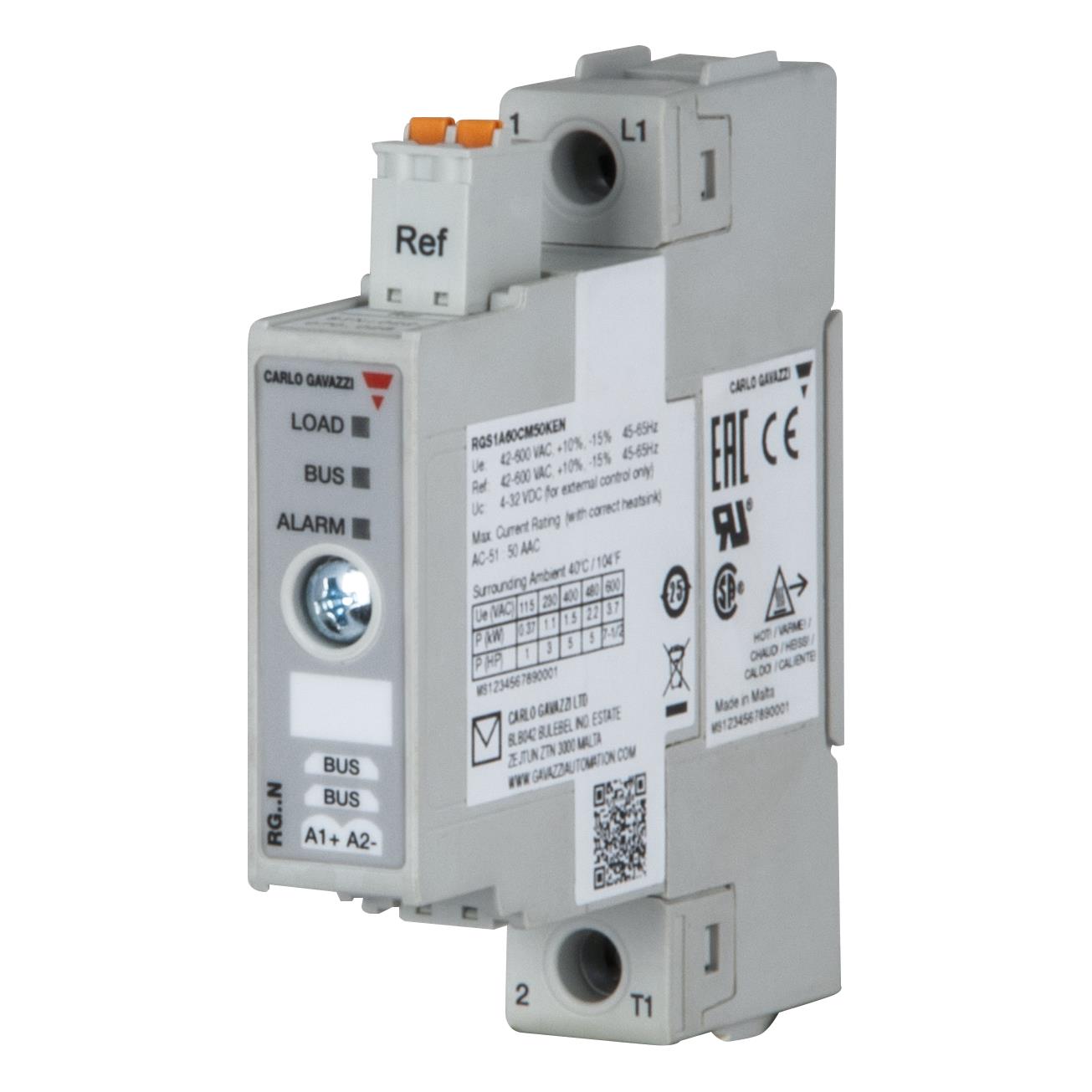 1-POLE PANEL MOUNT SSR, ZERO-CRO【RGS1A60CM92KEN】