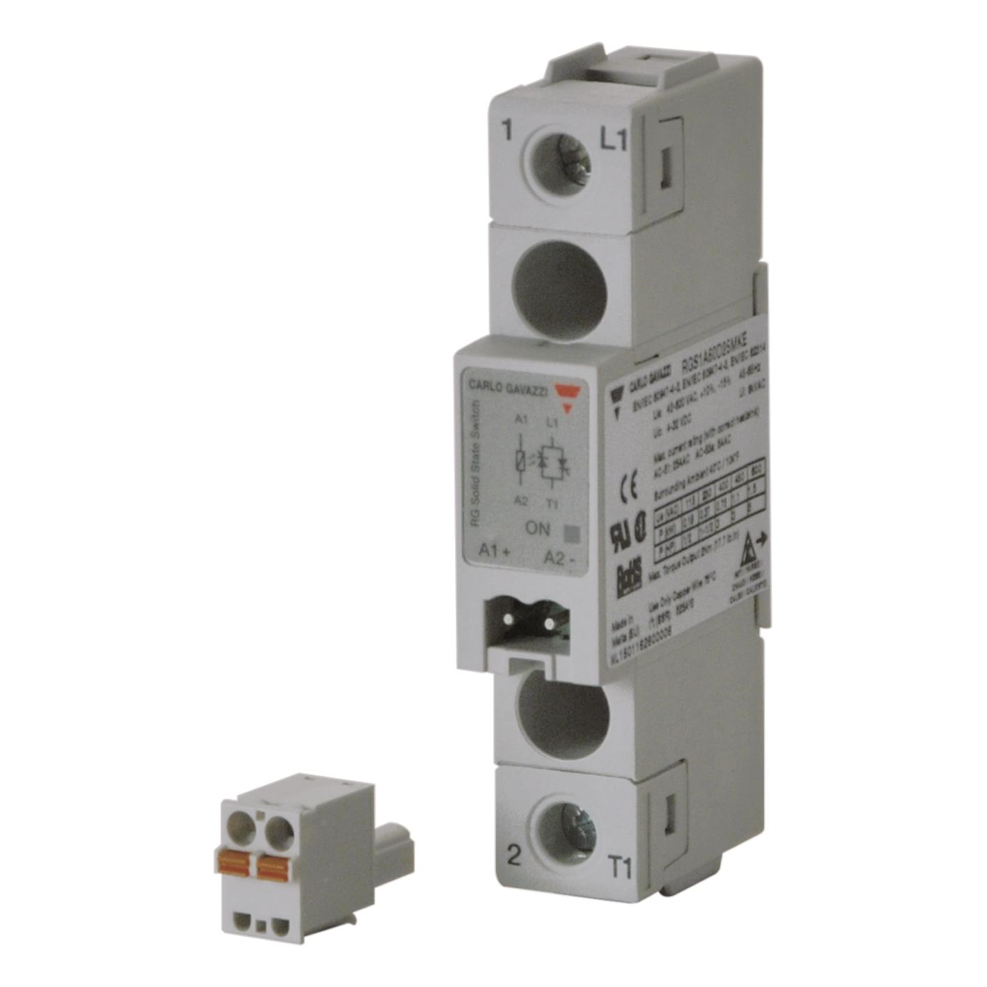 1-POLE PANEL MOUNT SSR, E-LAYOUT【RGS1A60D50MKE】