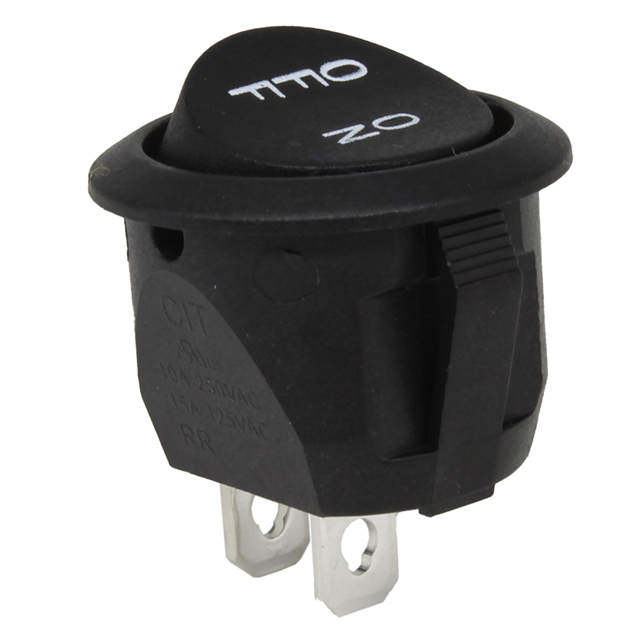 SWITCH ROCKER SPST 15A 250VAC【RR11122KWC】