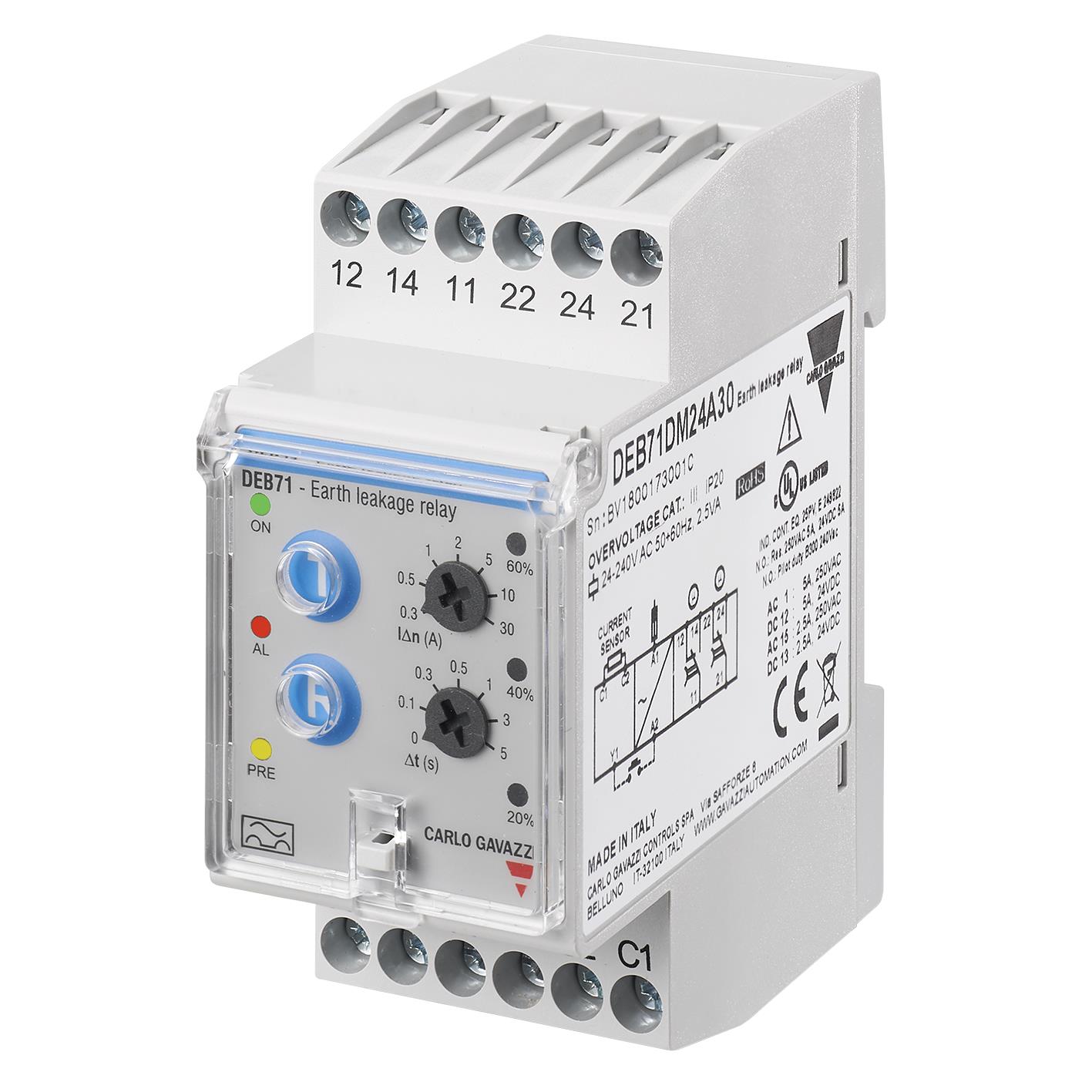 【DEB71DM24A5】MODULAR EARTH LEAKAGE MONITORING