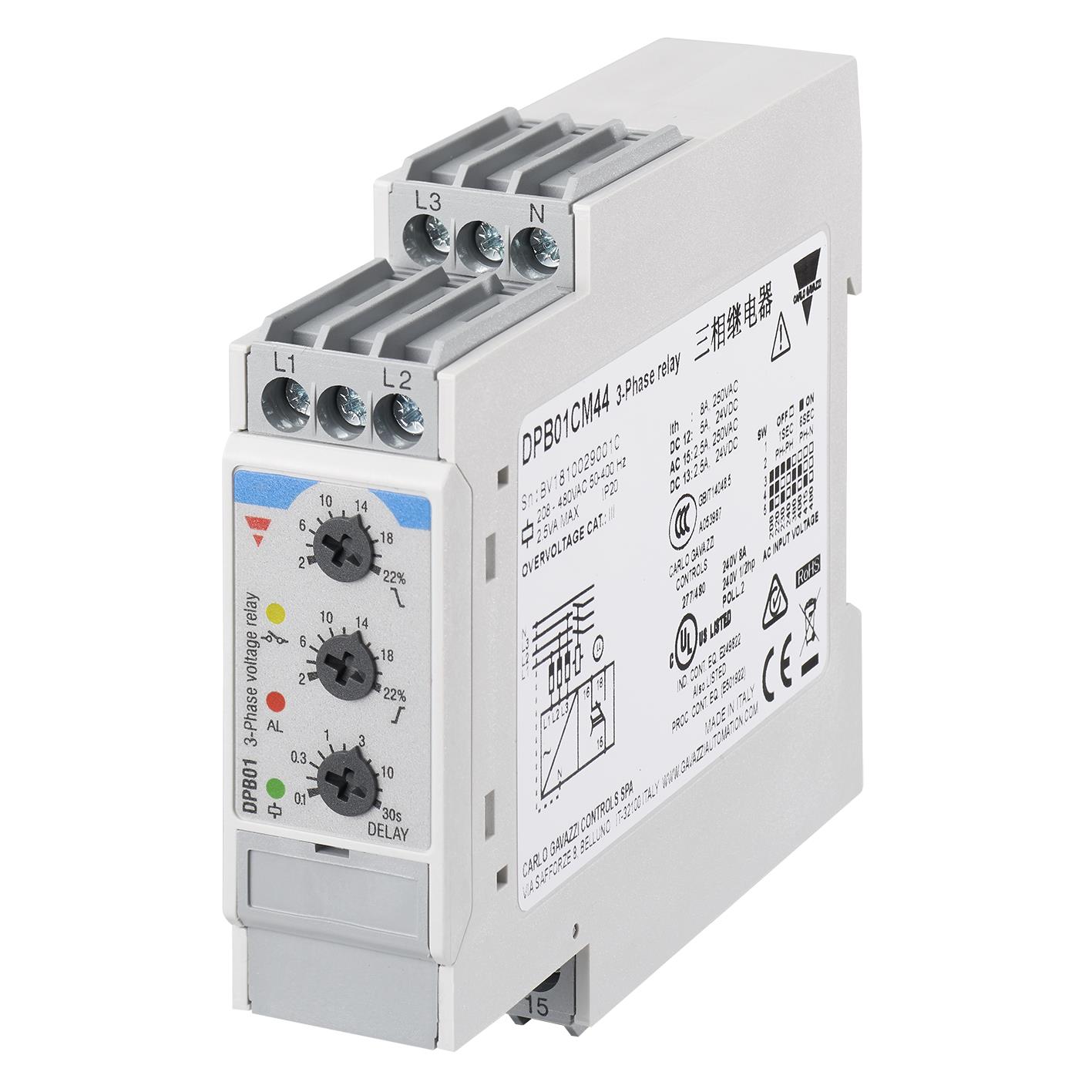 【DPB01CM23N】3-PHASE STAR-DELTA TRUE RMS MONI