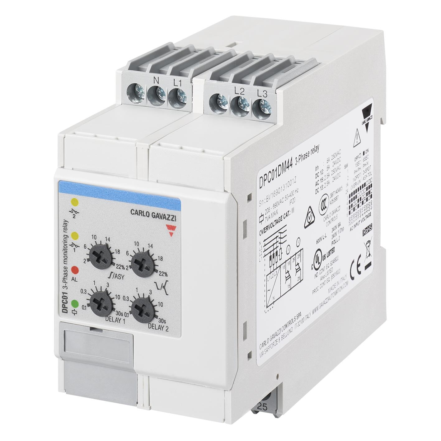 【DPC01DM49400HZ】3-PHASE STAR-DELTA TRUE RMS MONI