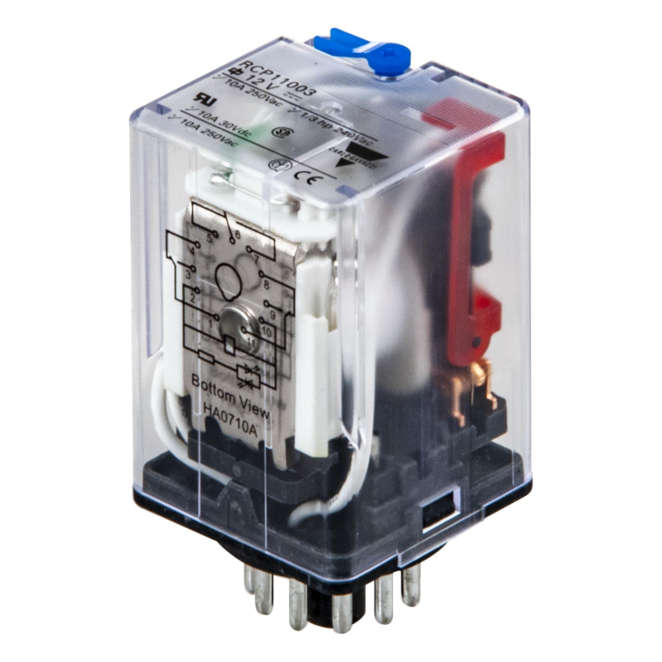 RELAY GEN PURPOSE 3PDT 10A 24V【RCP1100324VDC】