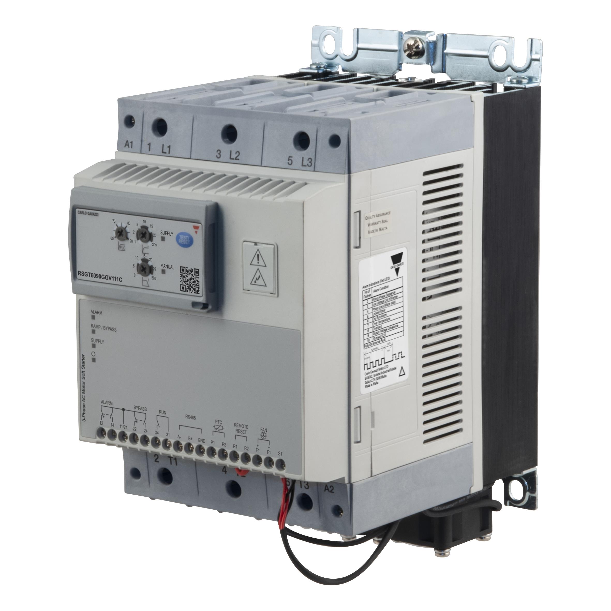 【RSGT6090GGV111C】3 PHASE SOFT STARTER FOR INDUCTI