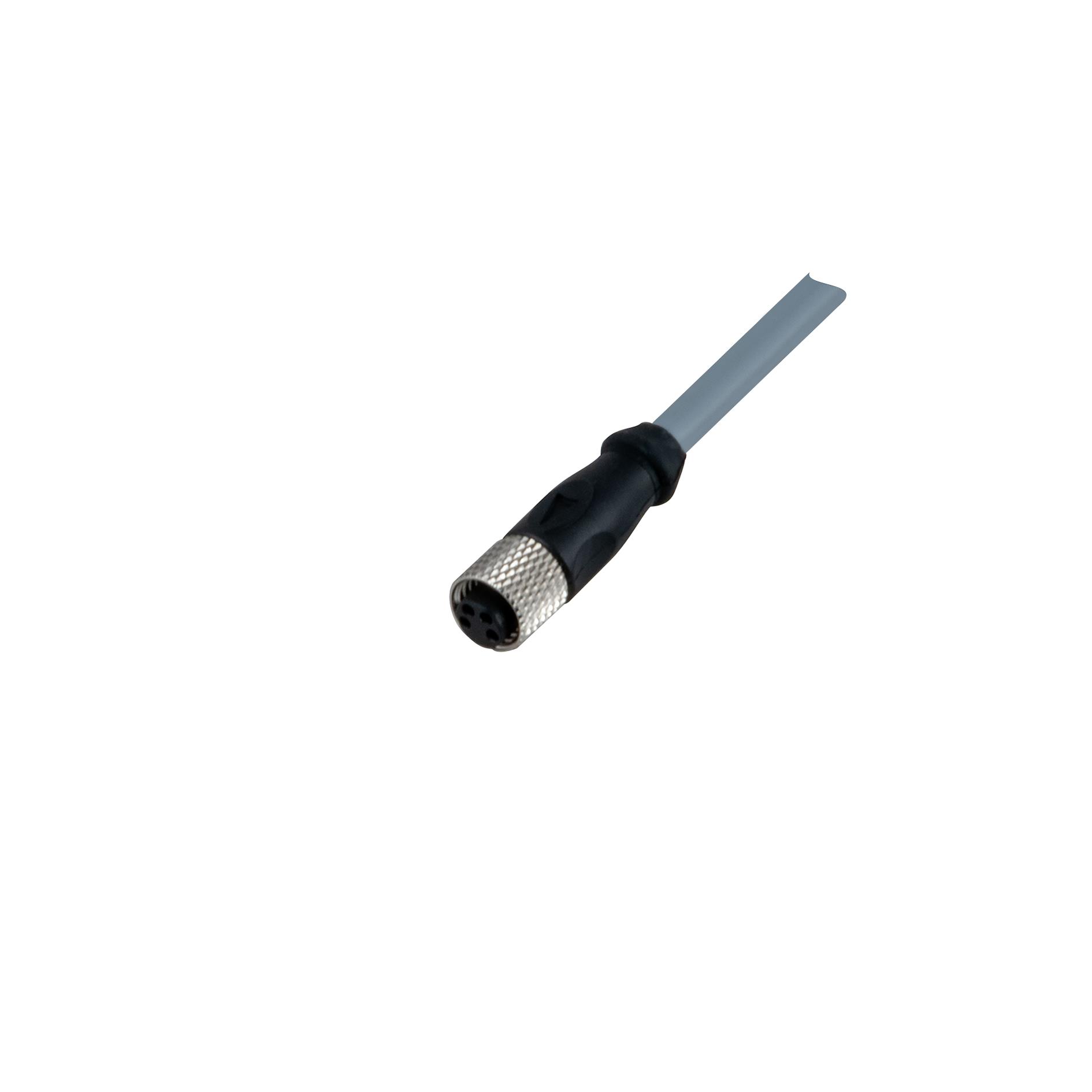 【CON54NFS5】CIRC CBL 4POS PLUG TO WIRE 16.4'