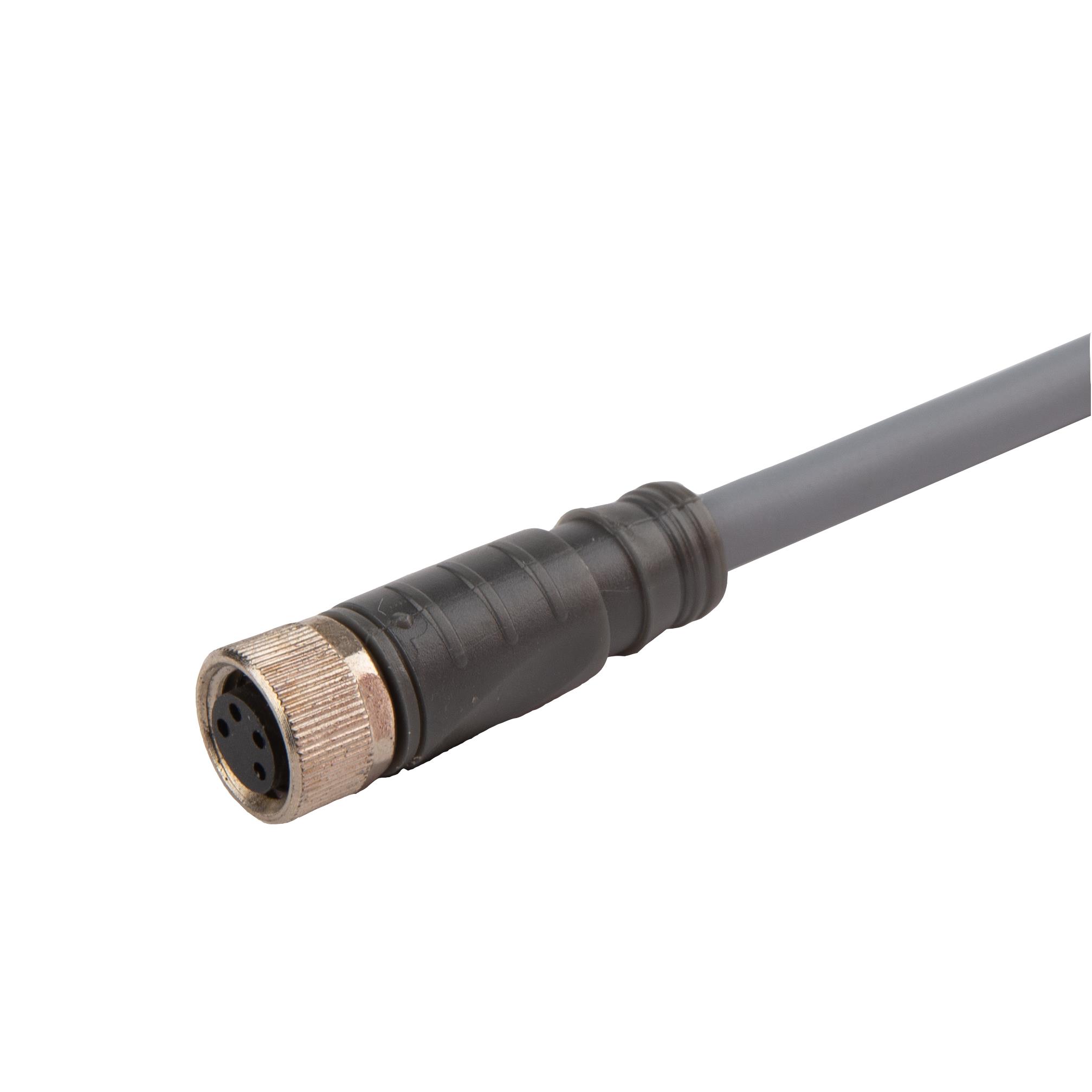 【CONE54NF-S5】CIRC CBL 4POS PLUG TO WIRE 16.4'