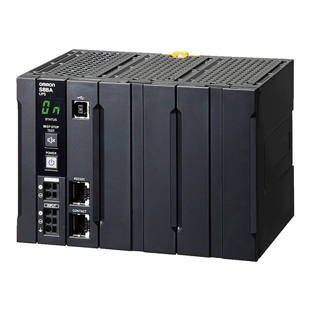 【S8BA-24D24D240LF】DIN RAIL UPS 240W 24VDC