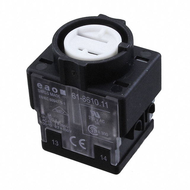 【61-8610.11】CONTACT BLOCK SPST-NO 5A 250V[バルク]