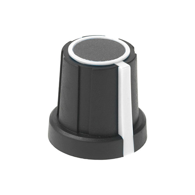 【1106-W】KNOB TWO-SHOT 18.5MM DIA 18MM