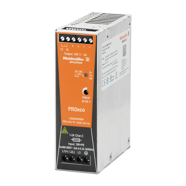 AC/DC DIN RAIL SUPPLY 12V 120W【1469580000】