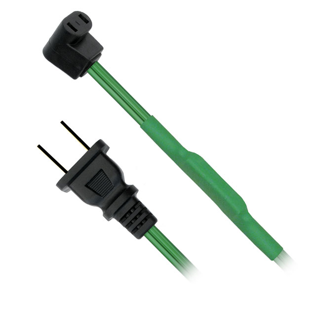 【GHP50-72P】GREEN FAN CORD 72" NEMA 1-15PLUG