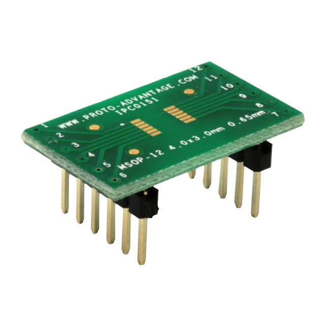 MSOP-12 TO DIP-12 SMT ADAPTER (0【IPC0151】