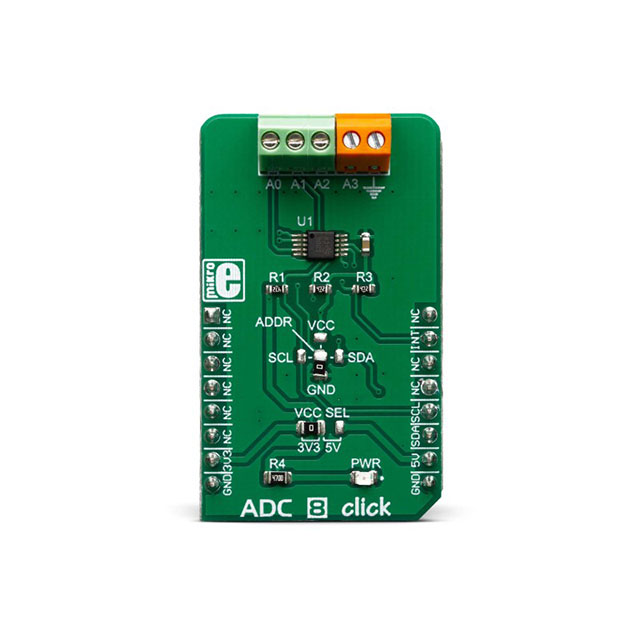 ADC 8 CLICK【MIKROE-3394】