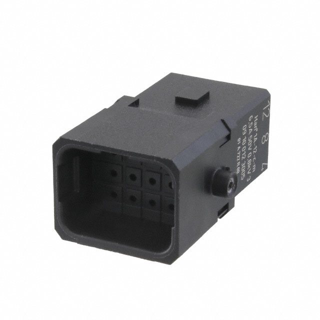 【09100123005】1A 12PIN MALE CRIMP INSERT FOR L