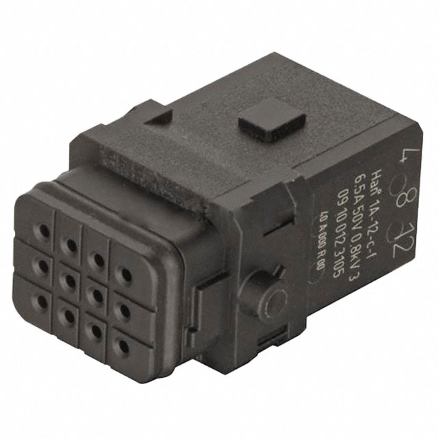 1A 12PIN FEMALE CRIMP INSERT FOR【09100123105】