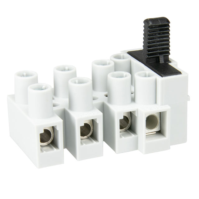 【503 SI/ 4 E】CONN TERM STRIP W/FHLDR 4POS