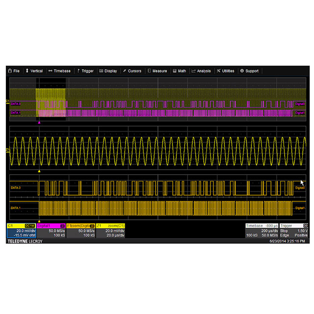 MSO LOGIC ANLYZR SW OPT T3DSO100【T3DSO1000-MSO】