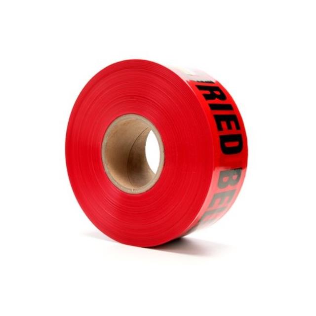 TAPE BARRICADE RED/BLK 3"X333YDS【363】