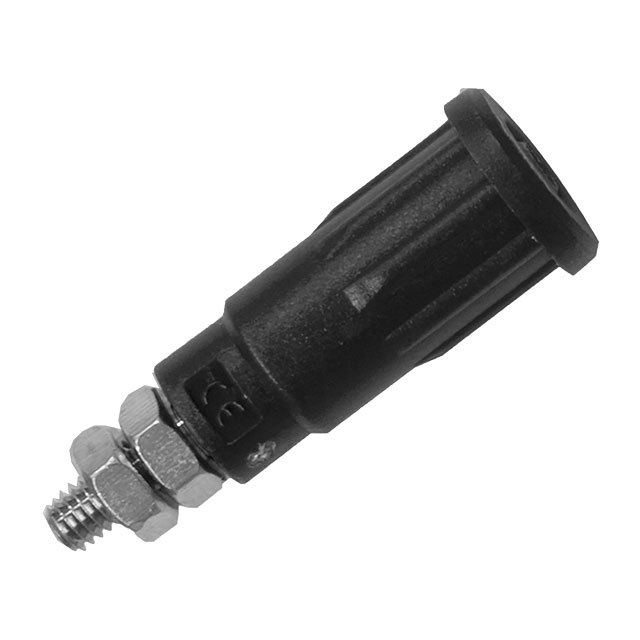 JACK SAFETY 2MM STUD PUSHIN BLK【CT3080-0】