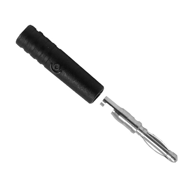 【CT3098-0】PLUG DIY 2MM SLDR PRESS INSL BLK