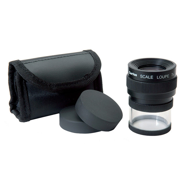 【M12071】LOUPE 7X, 4 LENS, MM/INCH SCALE