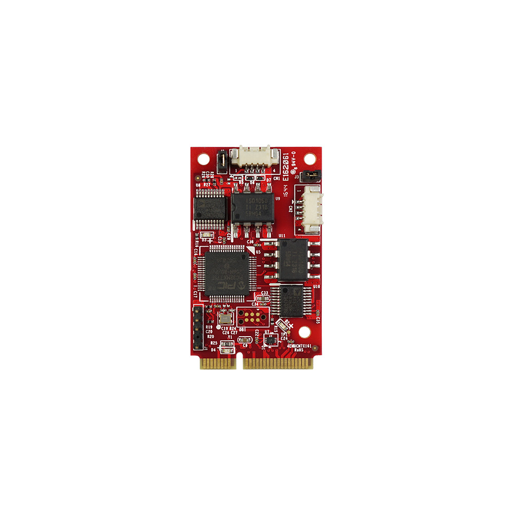 MPCIE TO DUAL ISOLATED CANBUS CA【EMUC-B202-W3】