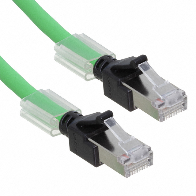 【XS6W5PUR8SS1000CMG】CABLE MOD 8P8C PLUG-PLUG 32.81'